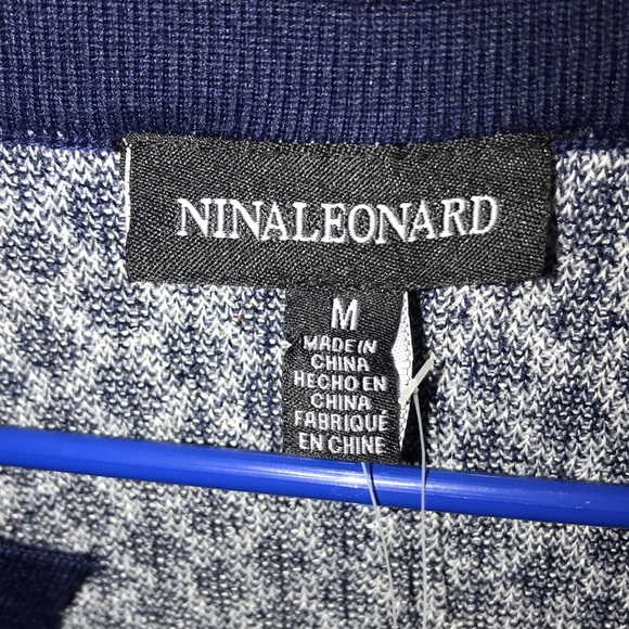 NWT Nina Leonard Open Cardigan - Picture 7 of 7